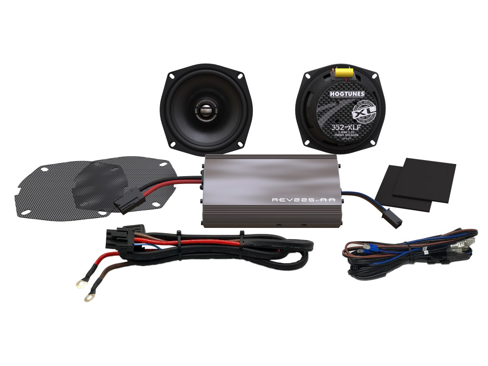 Hogtunes XL, 225 Watt Amp x 2 Speaker Kit. Fits 2006-2013 Street Glide