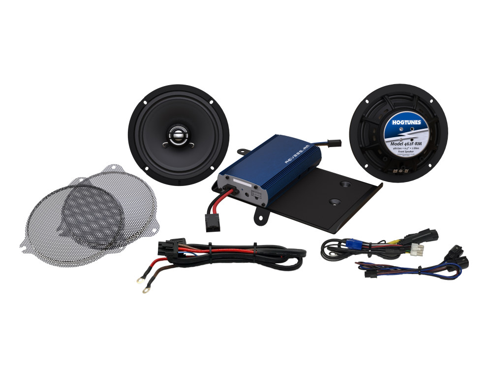 Hogtunes G4, 225 Watt Amp x 2 Speaker Kit. Fits 2014up Street Glide Models.