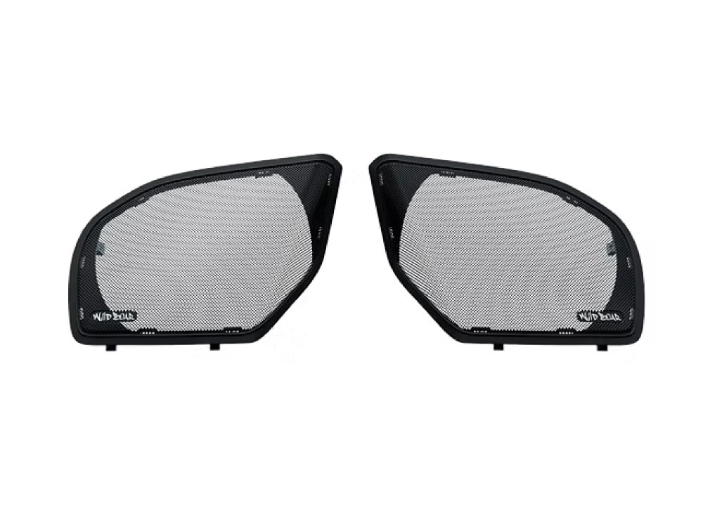 Upgraded Metal Mesh Speaker Grills - Black. Fits Road Glide 2024up