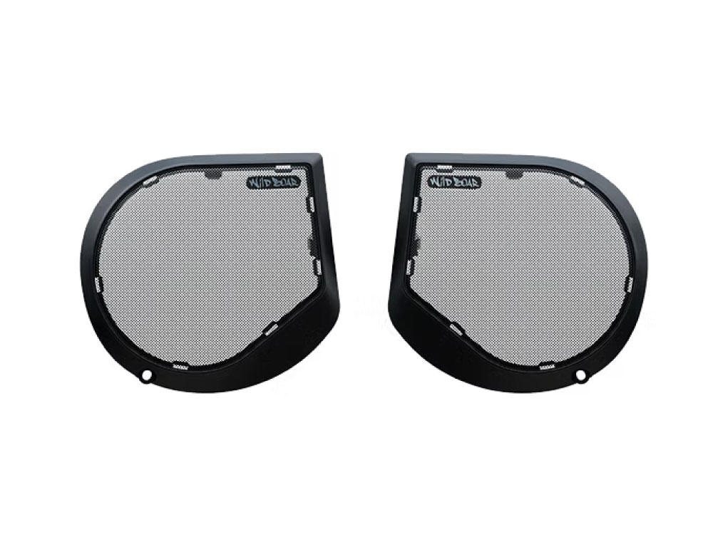 Upgraded Metal Mesh Speaker Grills - Black. Fits Street Glide 2024up