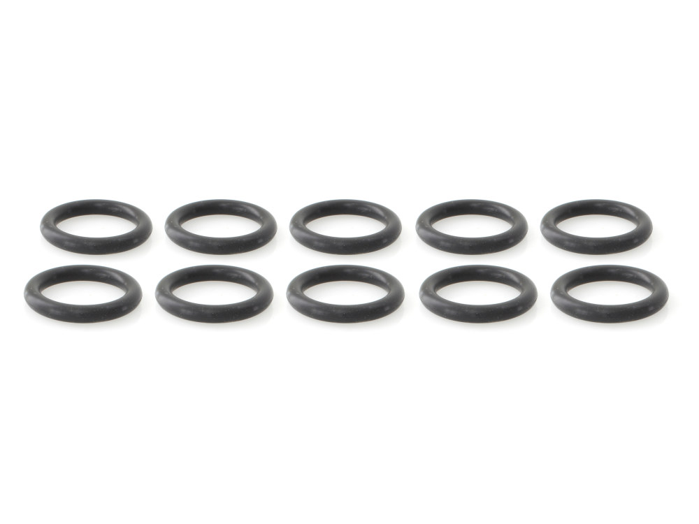 Push Rod Upper O'Ring, Oil Filter Mount O'Ring & Oil Pump O'Ring - Pack of 10. Fits Big Twin 1999up.