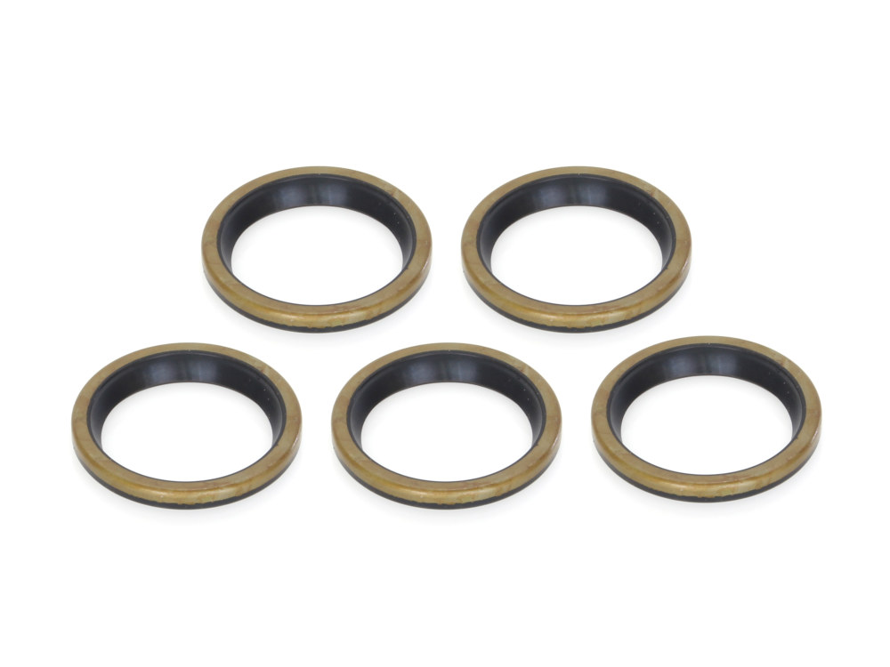 Main Drive Gear End Seal - Pack of 5. Fits 4Spd Big Twin Late 1981-1986 & 5Spd Big Twin 1979-1990.