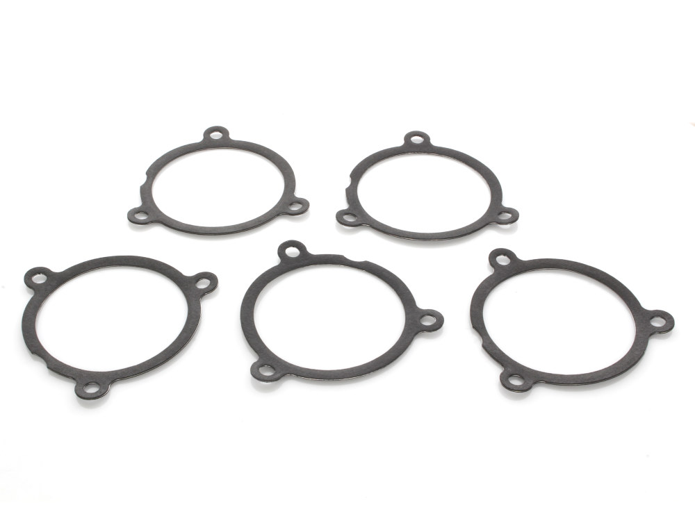 Air Filter Backplate Gasket – Pack of 5. Fits Milwaukee-Eight 2017up with Ventilator Air Filter Assembly.