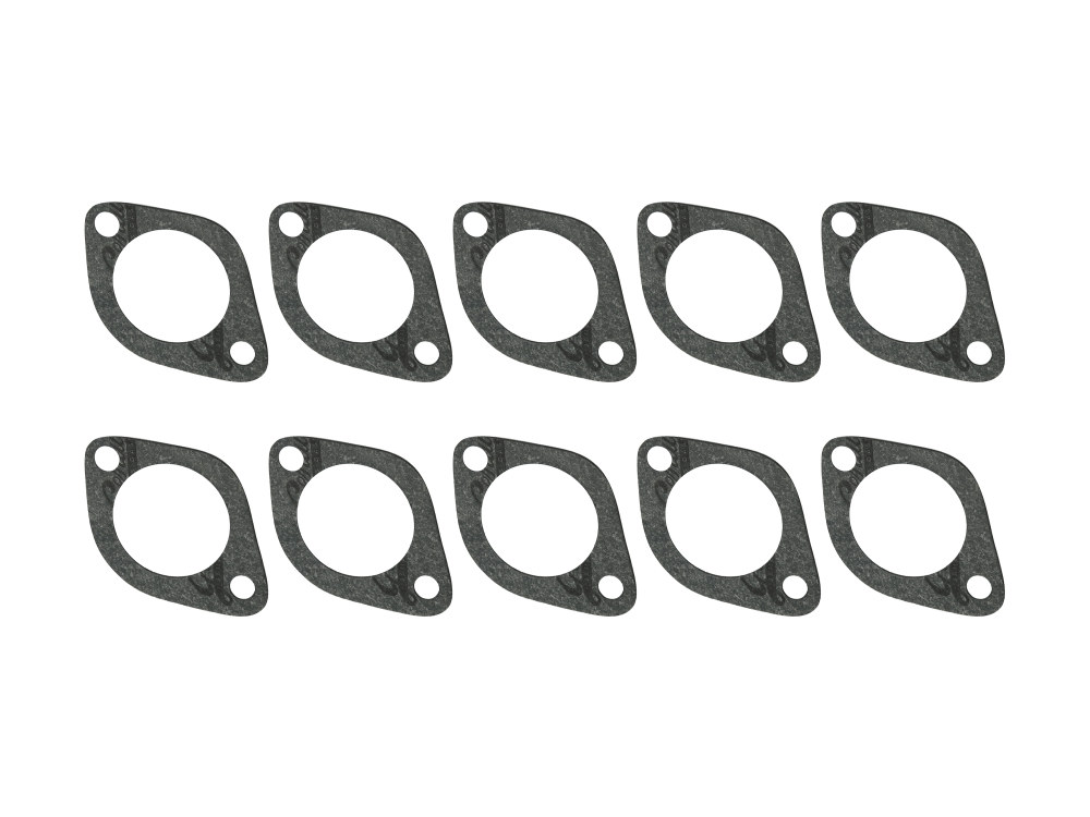 Compliance Fitting Gaskets - 10 Pack. Fits Evolution Big Twin 1984-1989.
