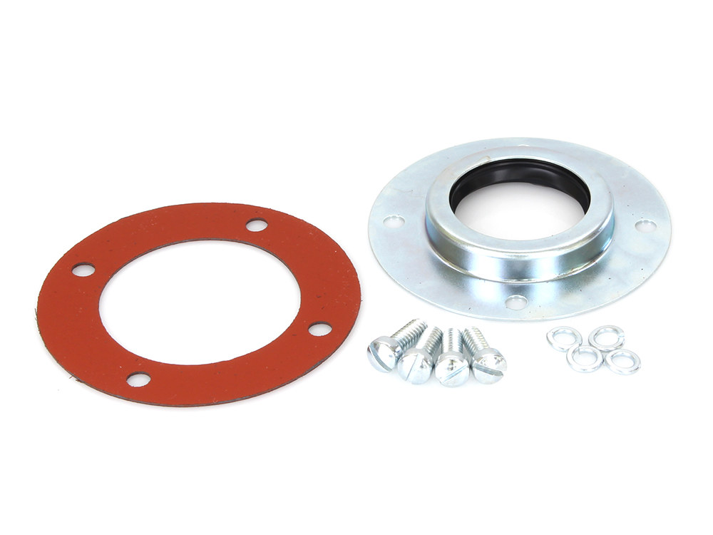 Sprocket Shaft Seal & Retainer Kit. Fits Sportster 1952-1983.
