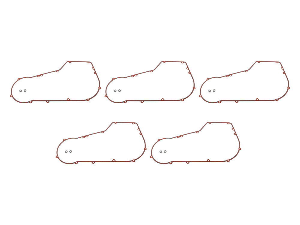 Primary Cover Gasket - Pack of 5. Fits Softail 1994-2006 & Dyna 1994-2005.