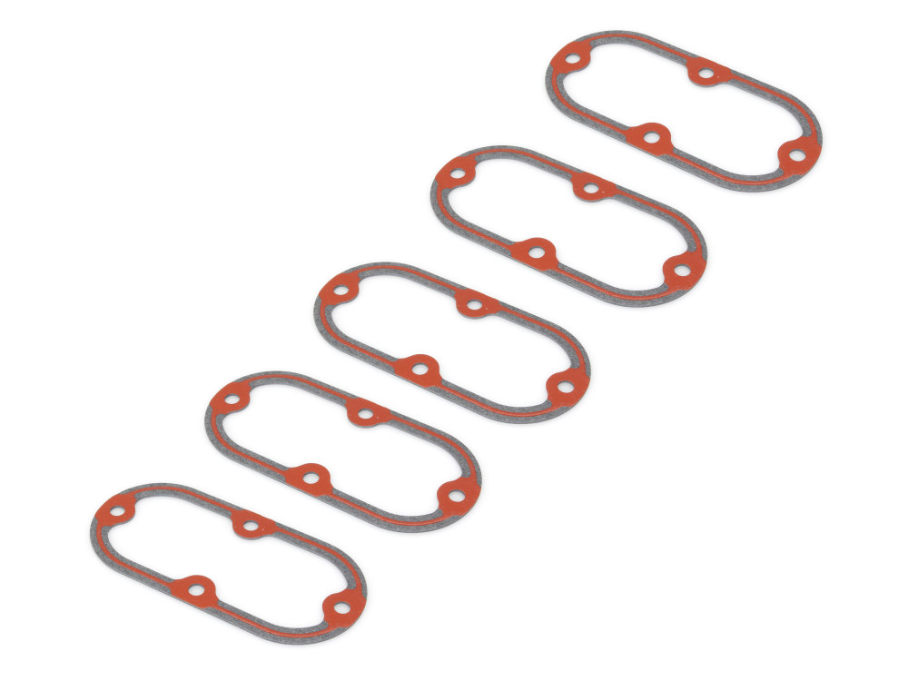 Inspection Cover Gasket - Pack of 5. Fits Softail 1984-2006 & Dyna 1991-2005 & 4Spd Big Twin 1965-1986.