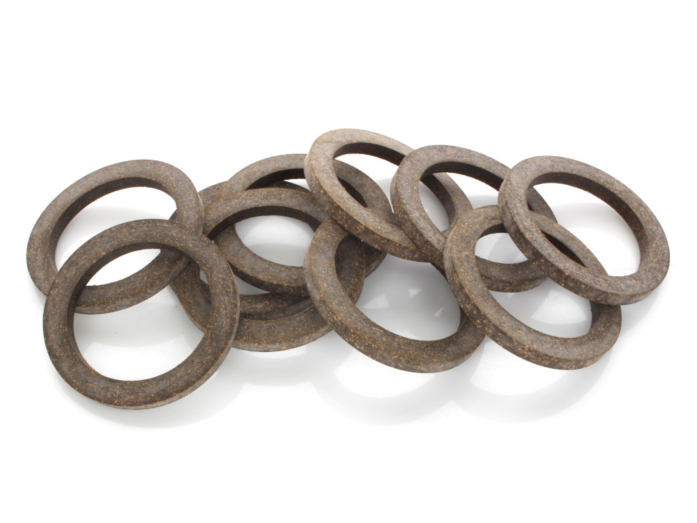 Oil Filter Cap Gasket - Pack of 10. Fits Big Twin 1965-1982 & Sportster 1967-1978.