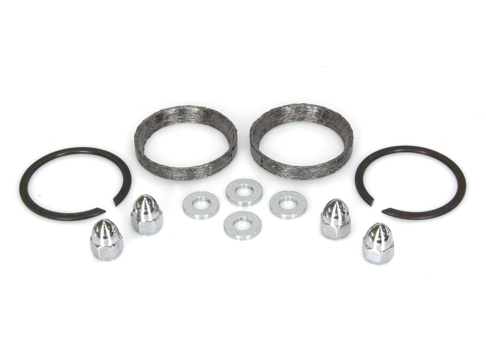 Exhaust Gasket Kit with Tapered Style Gaskets. Fits Big Twin 1984up & Sportster 1986-2021.