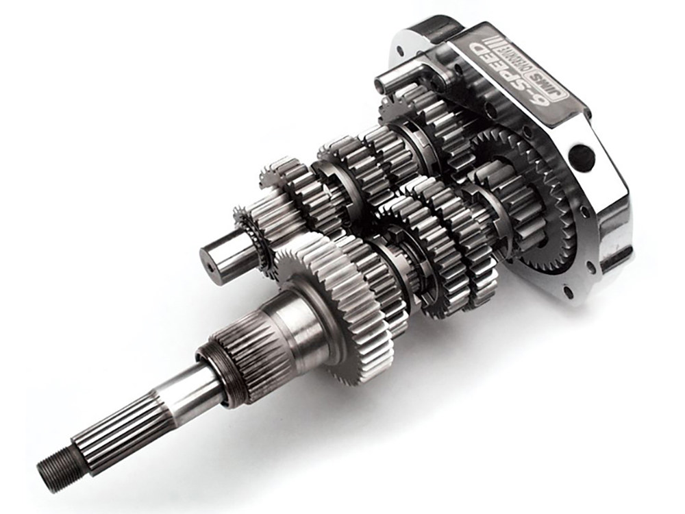 6 Speed Overdrive Transmission Cassette. Fits Softail 1990-1999, Dyna 1991-2000 & Touring 1990-2000 Models.