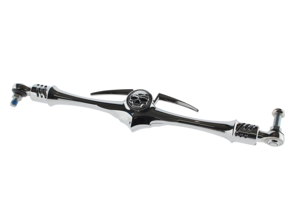 Zombie Shift Linkage – Chrome. Fits Softail 1986up, Touring 1980up & Dyna Wide Glide 1993-2017