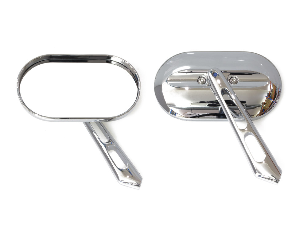 Magnum Mirrors with Large Head – Chrome.