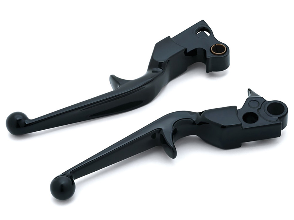 Trigger Levers – Black. Fits Softail 1996-2014, Dyna 1996-2017, Touring 1996-2007 & Sportster 1996-2003