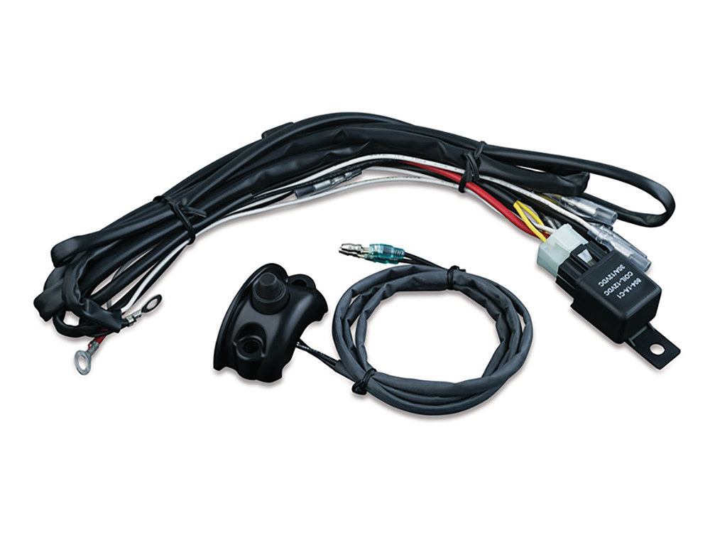 Perch Mount Driving Light Wiring Kit – Black. Fits Most 1996up Models