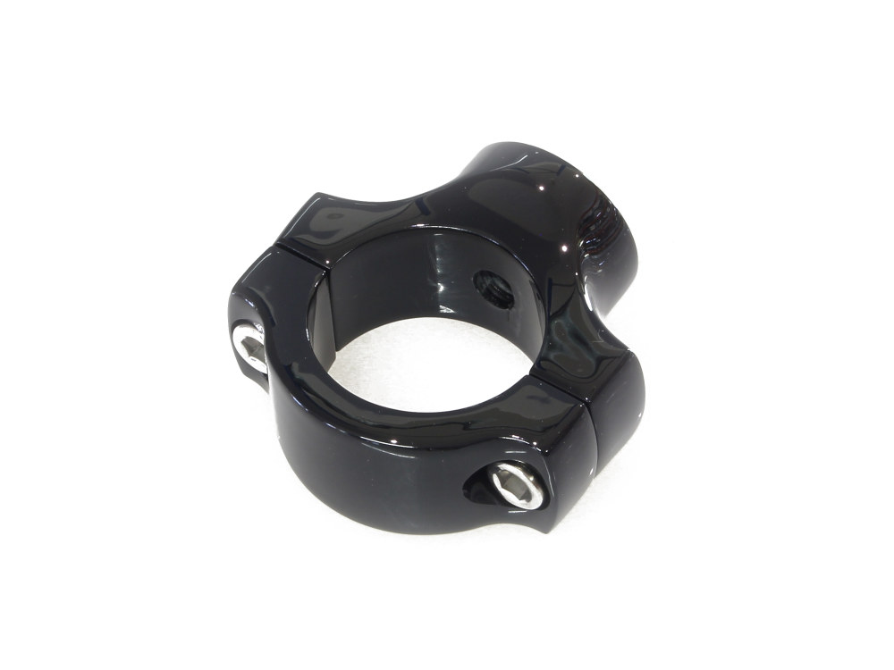 Side Mount Number Plate Clamp – Black. Fits Softail 2018up & Custom Applications with 1-1/4in. Tubing.