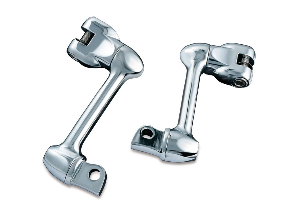 2in. Adjustable Lockable Offsets with Male Mounts – Chrome.