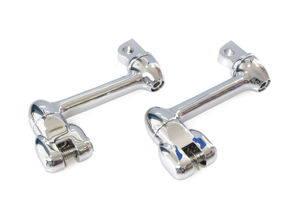 4in. Adjustable Lockable Offsets with Male Mounts – Chrome.