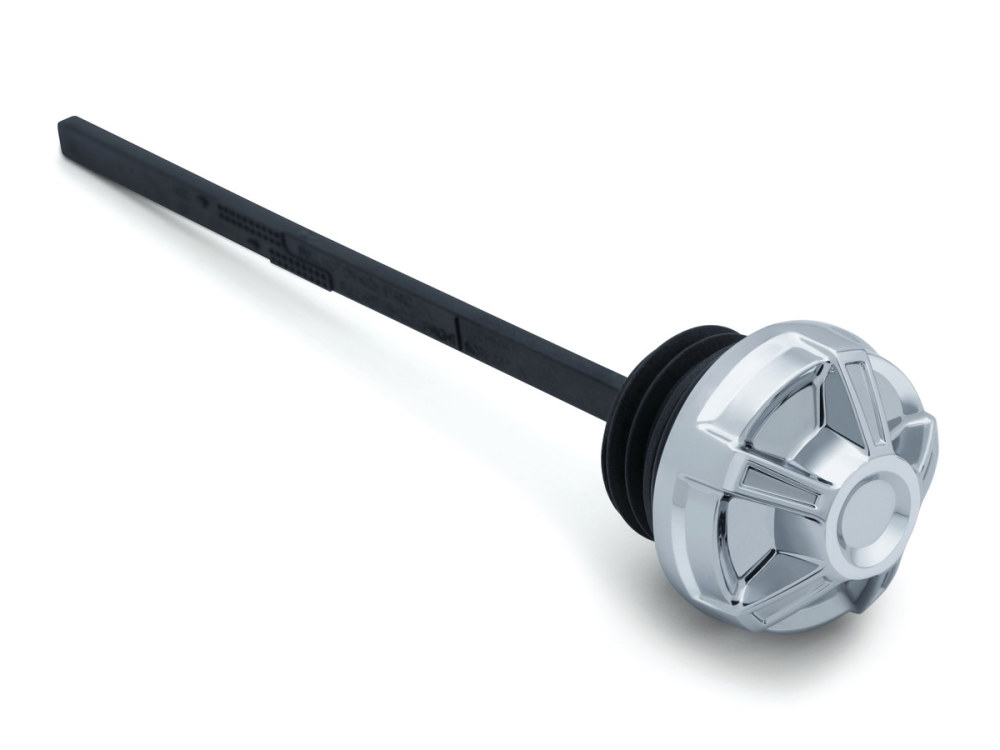Precision Engine Oil Dipstick - Chrome. Fits Touring 2017up.