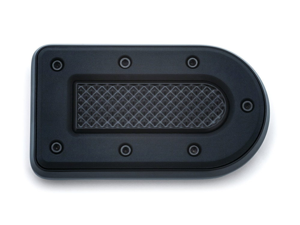 Heavy Industry Brake Pedal Pad – Black. Fits Touring 1983up, FL Softail 1986up  & Dyna Switchback 2012-2016.