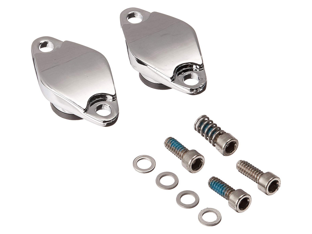 Butterfly Shaft Cap Kit – Chrome. Fits New Style Hypercharger.