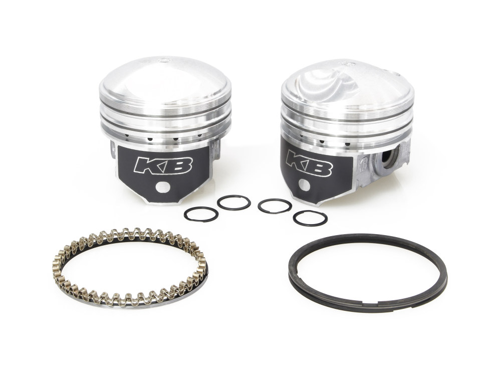 +.030in. Pistons with 8.5:1 Compression Ratio. Fits Big Twin 1941-1979 with 1200cc Engine.