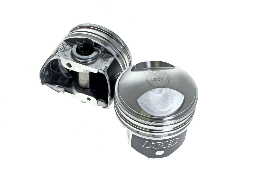 +.050in. Pistons with 8.5:1 Compression Ratio. Fits Big Twin 1941-1979 with 1200cc Engine.
