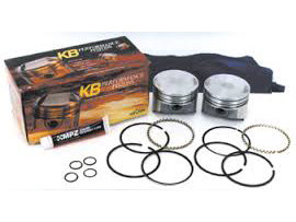 Std Flat Top Pistons with 9.0:1 Compression Ratio. Fits Sportster 1986-2021 with 1200cc Engine & Sportster 1986-1987 with 1100cc Engine.