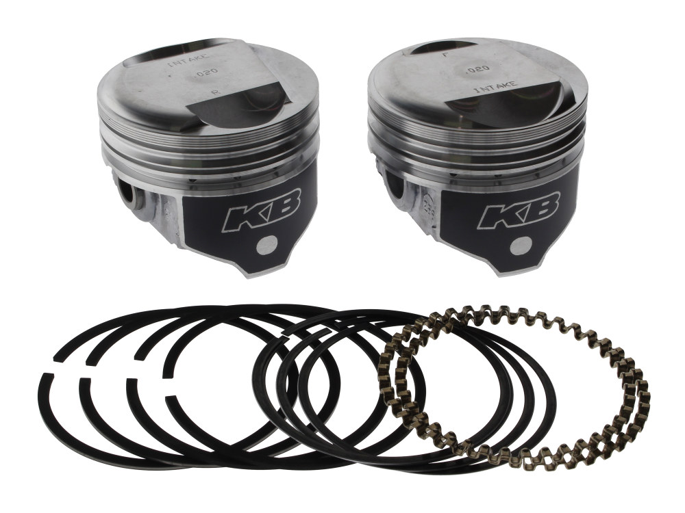 +.020in. Dome Top Pistons with 10.5:1 Compression Ratio. Fits Big Twin 1984-1999 with Evo Engine.