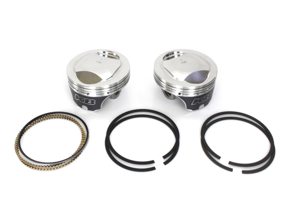 +.010in. Dome Top Pistons with 10.5:1 Compression Ratio. Fits Twin Cam 1999-2006 88ci to 95ci Conversion.