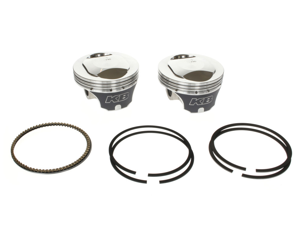 Std Dome Top Pistons with 10.5:1 Compression Ratio. Fits Twin Cam 1999-2006 88ci to 95ci Conversion.