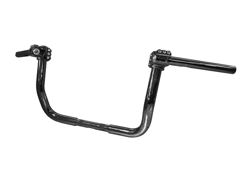 10in. x 1-1/4in. KlipHanger Handlebar - Black. Ultra Models 2008up and Street Glide 2008-2023