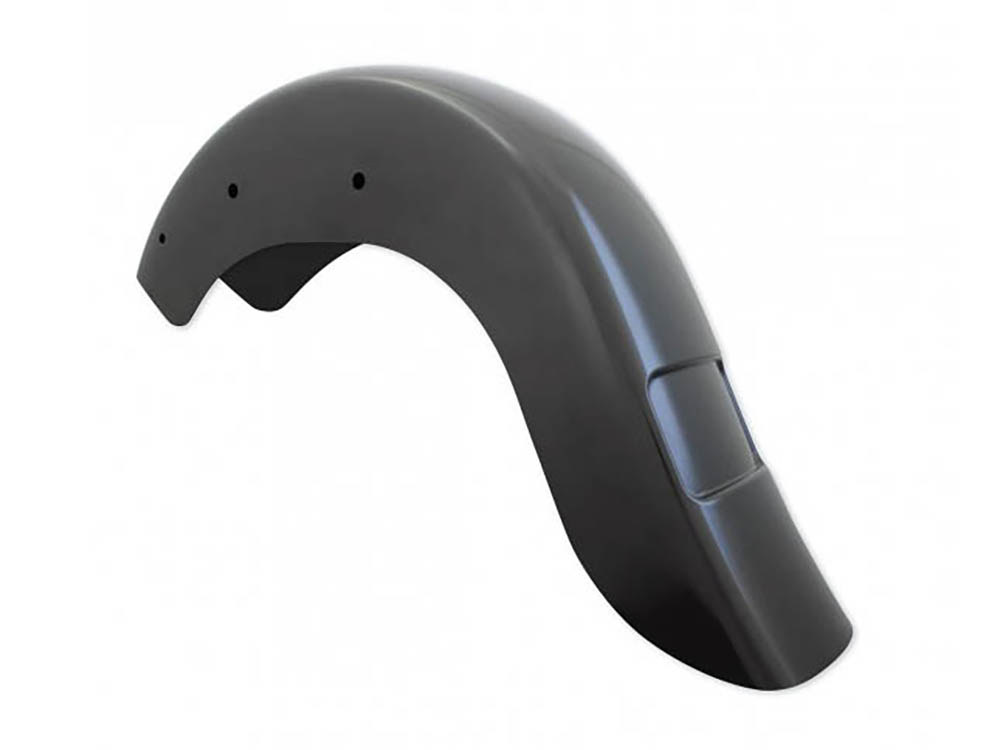 Stretched 4in. Extended Rear Fender - Frenched. Fits Fits Slim 2018-2021