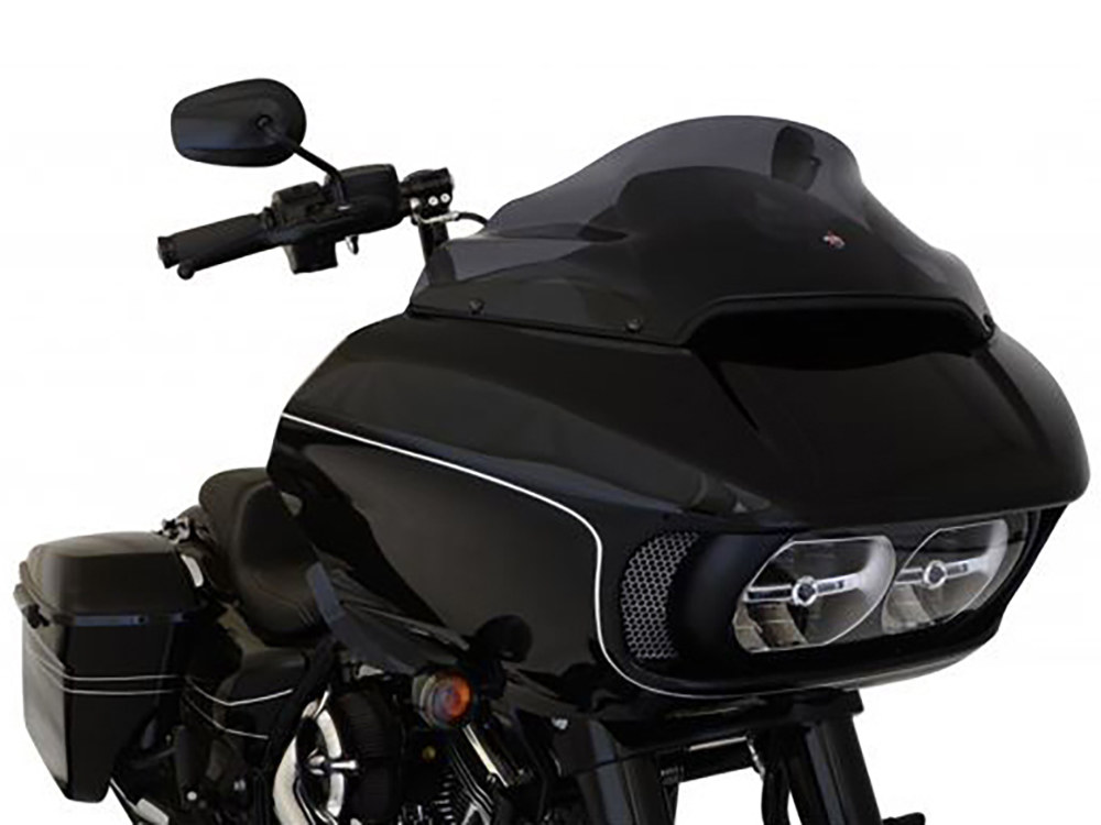 9in. Sports Flare Windshield - Dark Smoke Tint. Fits Road Glide 2015-2023