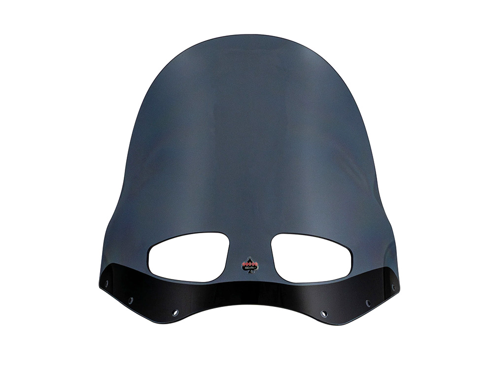 KLOCK WERKS Flare Road Warrior Windshield - 15in. Black Smoke. Fits Road Warrior Fairing