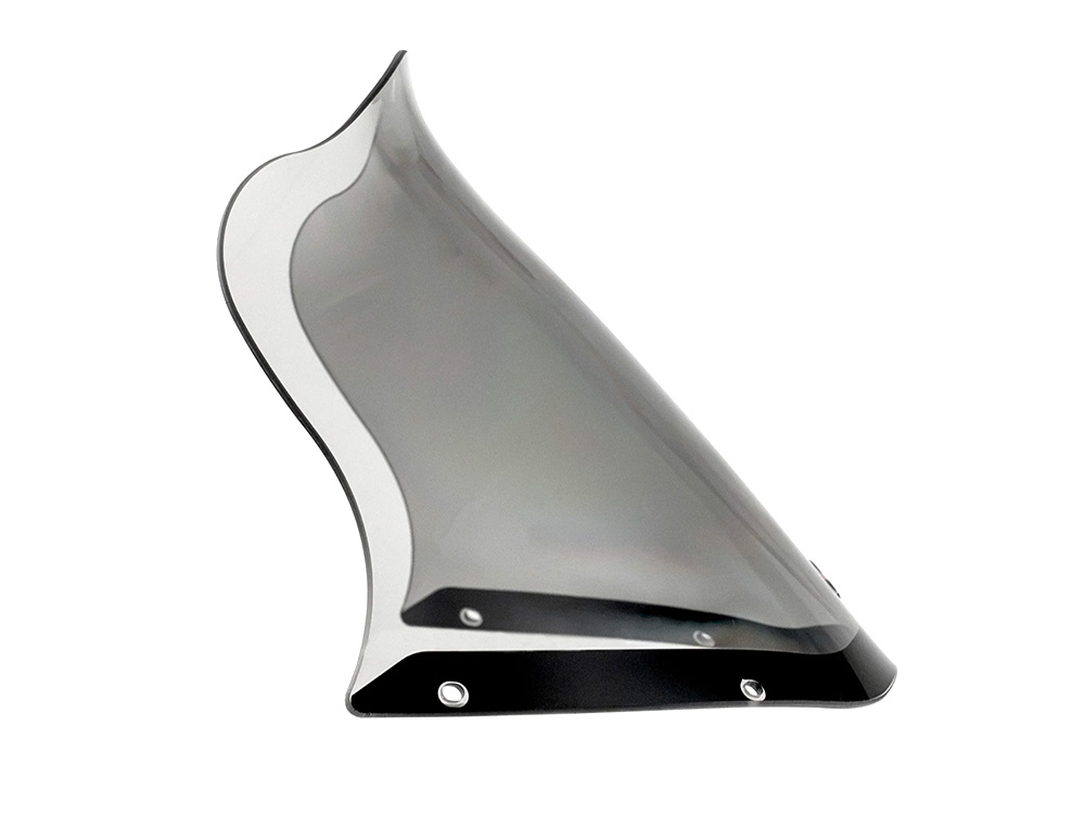 KLOCK WERKS Flare S-RT Windshield - 12.5in. Tinted. Fits Saddlemen S-RT Mini Fairing