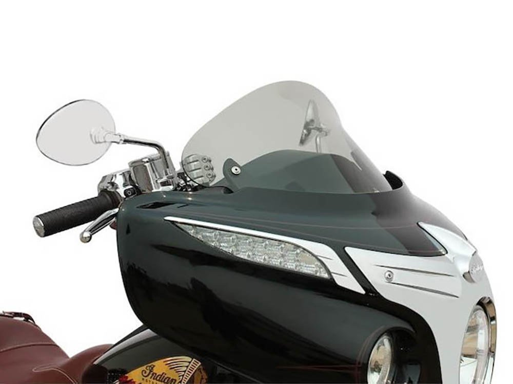 12in. Flare Windshield - Tinted. Fits Indian Touring 2014up