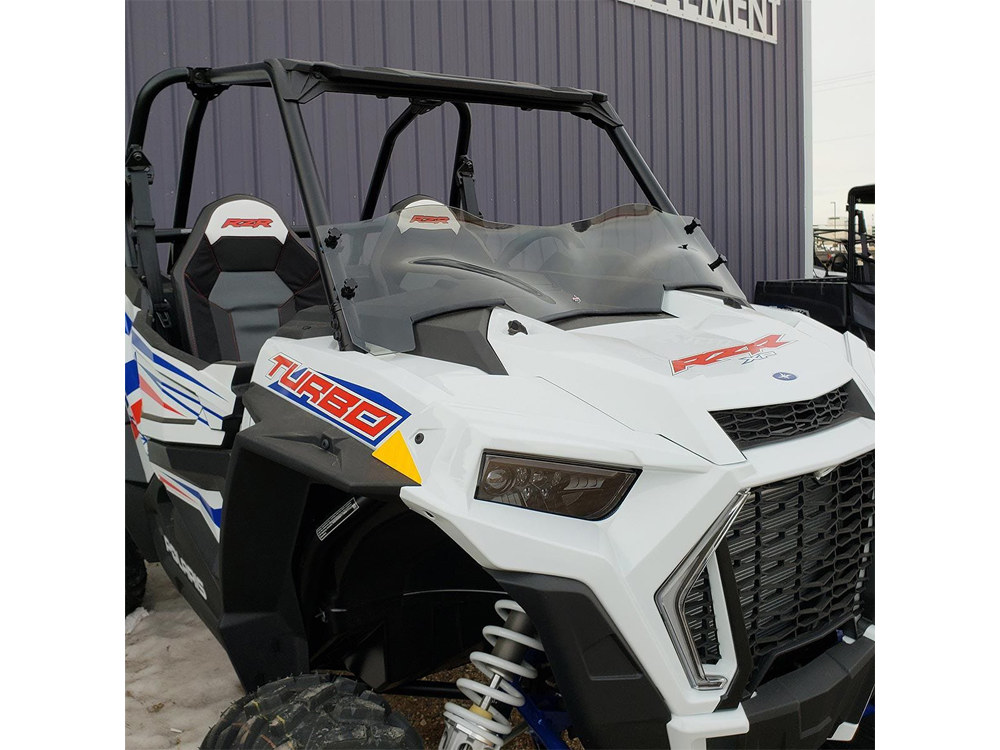 UTV Flare Windshield - Dark Smoke. Fits Polaris RZR 1000 XP 2019up
