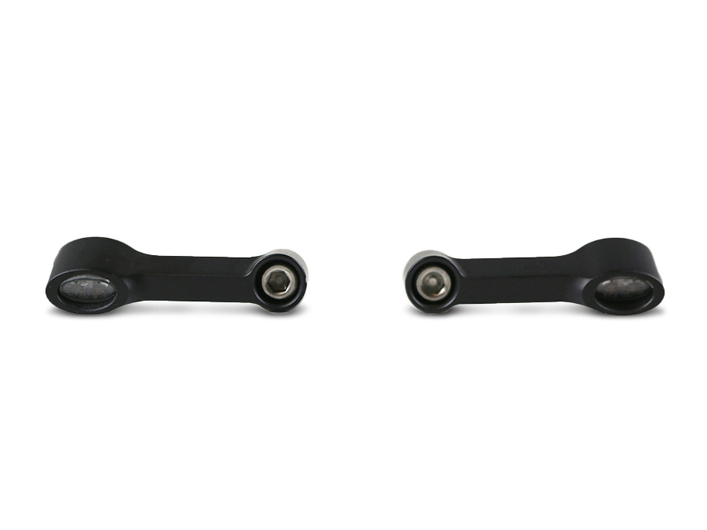 Elypse 2-1 Front Turn Signals with Running Lights - Black. Fits Sportster S 2021up Models.