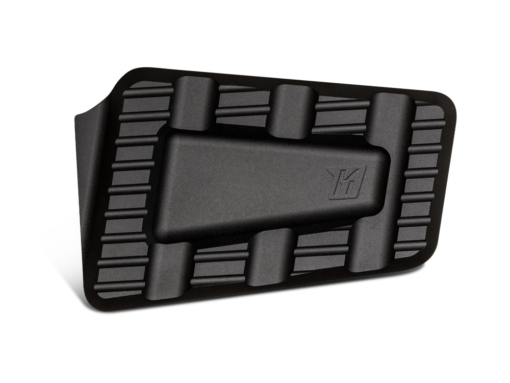 Trackboard Brake Pedal Pad – Black. Fits FL Softail 1986up, Touring 1980up & Dyna Switchback 2012-2016.