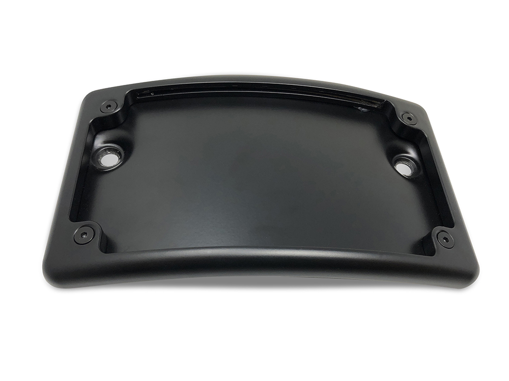 Curved LED Number Plate Kit - Black. Fits most Touring 2013up.