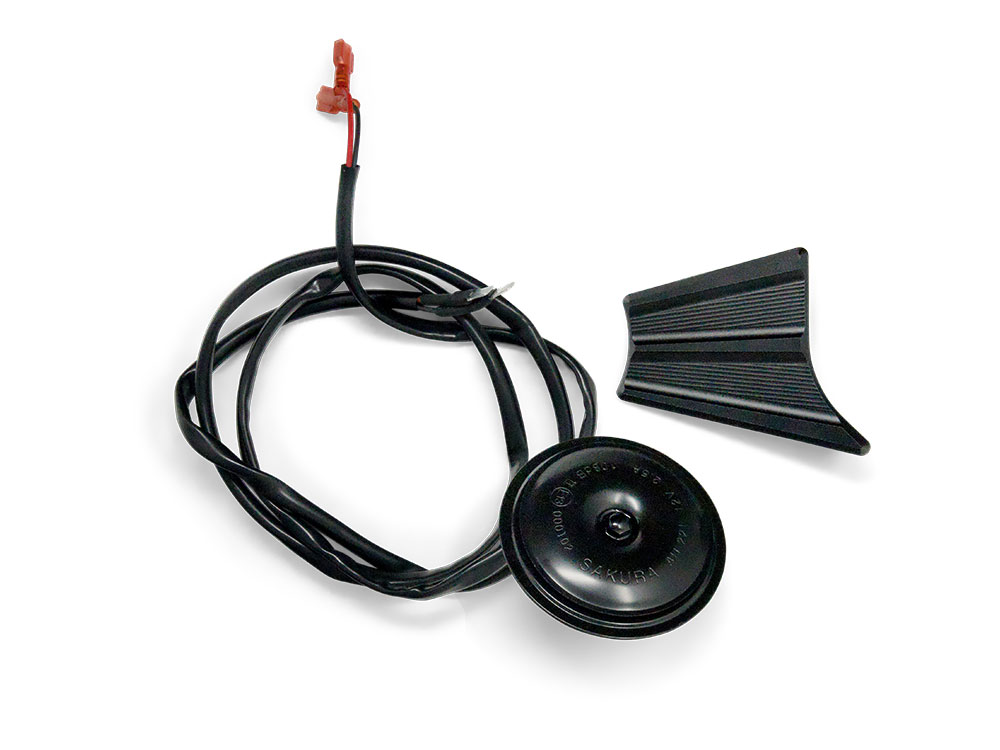 Horn Relocation Kit - Black. Fits CVO Touring 2023up & Street Glide & Road Glide 2024up.