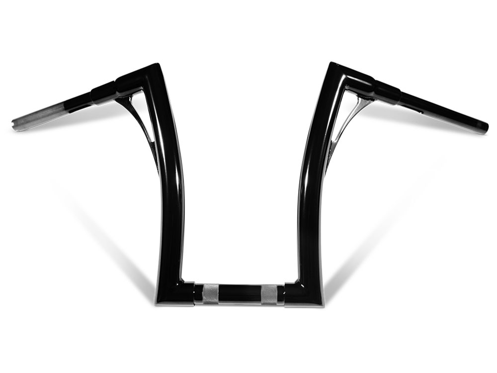 15in. x 1-1/2in. Flowbar Tall Ape - Gloss Black.