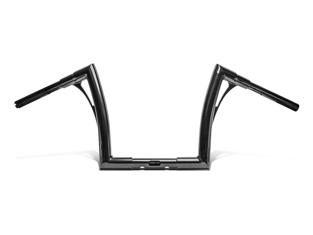 12.5in. x 1-1/2in. Flowbar Medium Ape – Gloss Black. Fits Road Glide 2015-2023 & Road King Special 2017up.