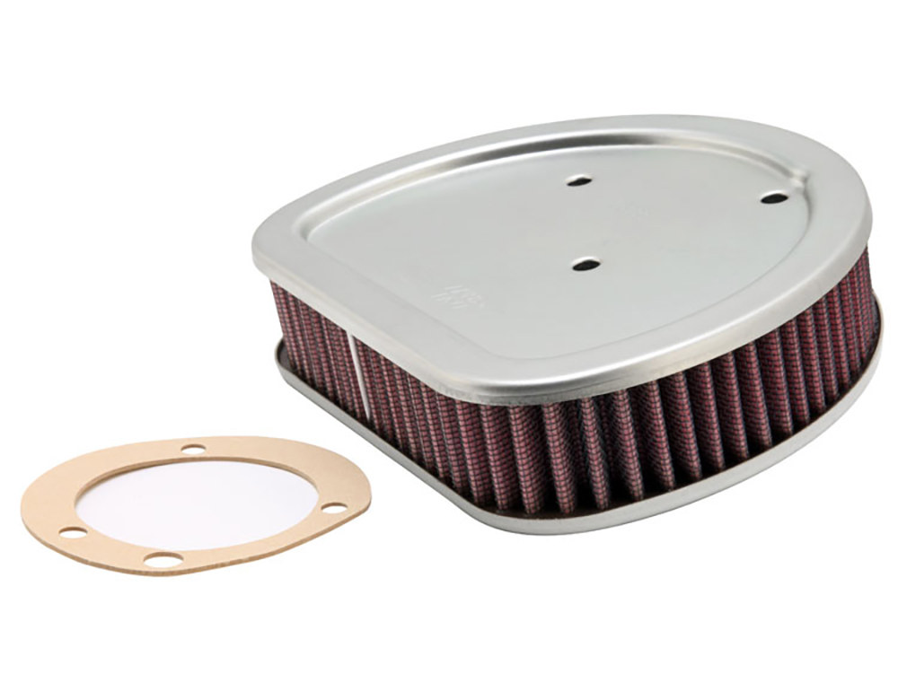 High-Flow Air Filter Element. Fits Softail 2000-2015, Touring 1999-2007 & Dyna 1999-2007