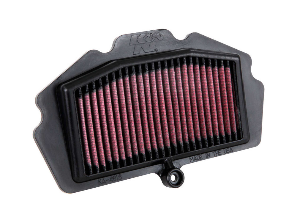 High-Flow Air Filter Element. Fits Kawasaki Ninja 400 2018up & Z400 2019up