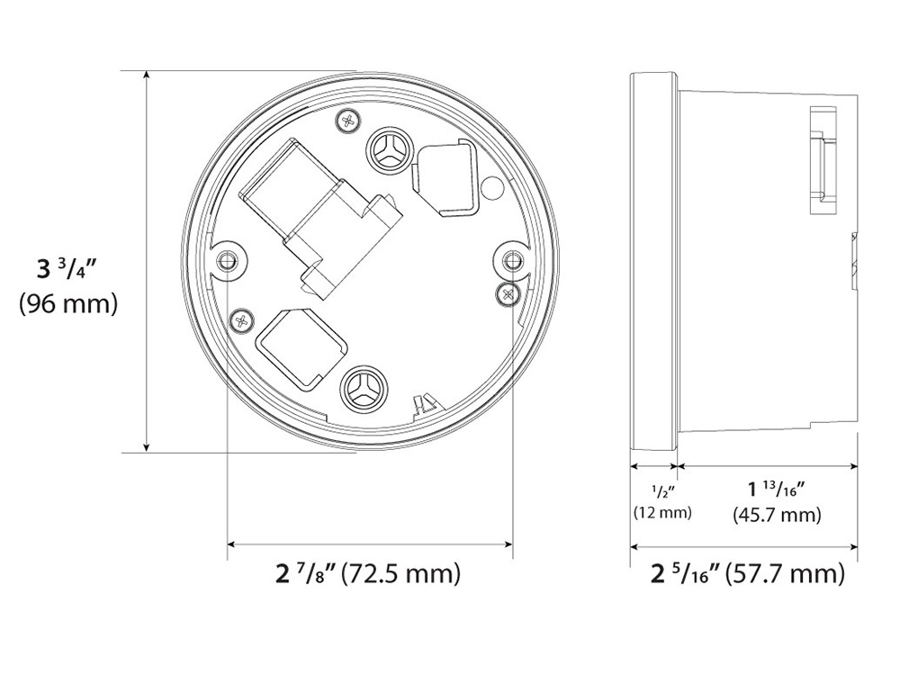 Koso 3-3/8in. Round Speedometer with Tachometer – Black. Fits Softail Fat Bob 2018up, Sportster 2014-2021, Dyna Street Bob, Low Rider & Wide Glide 2012-2017 & Softail Breakout, Rocker & Black Line 2011-2017