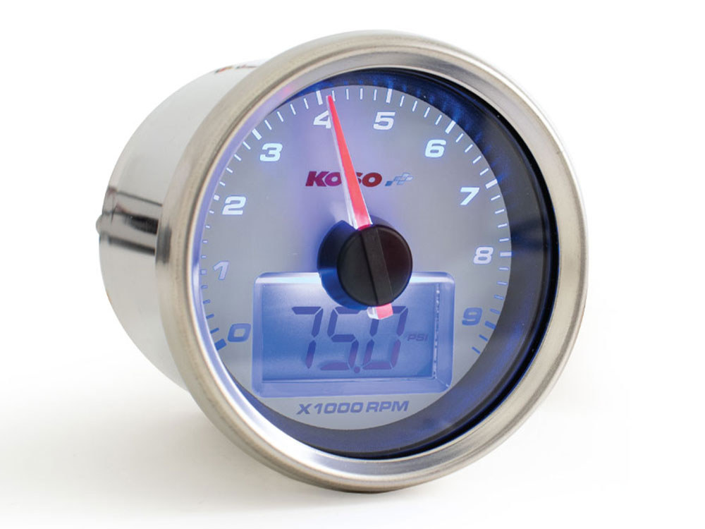 2-3/8in. Digital Tachometer – Silver.