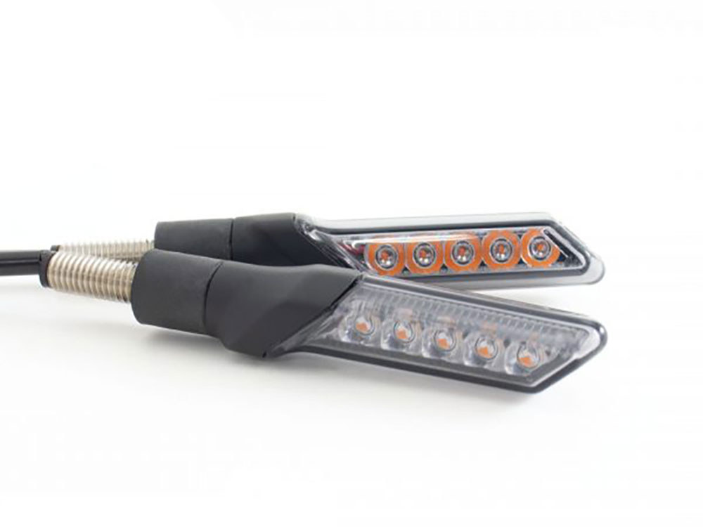 GW-02 Sequential LED Amber Turn Signals - Black