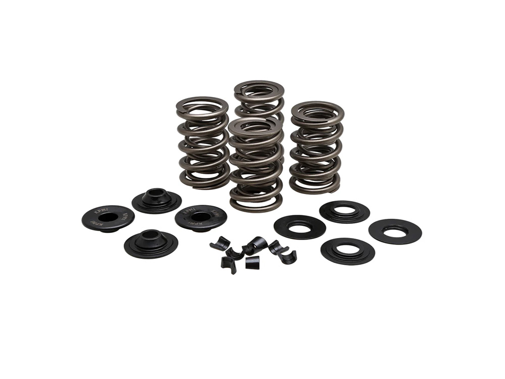 KPM Valve Spring Kit. Fits Big Twin 1984-2004, Sportster & Buell 1986-2003. Steel Double Springs with .650in. Lift