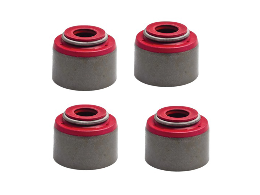 KPM Valve Guide Seals - Viton. Fits Twin Cam 2005-2017 & Sportster 2004-2021. Good for when using larger springs & lower collar